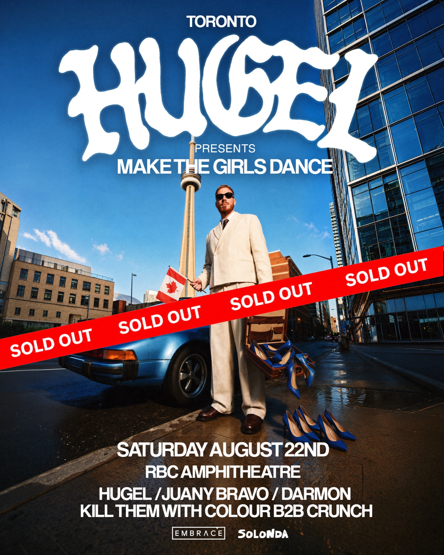 HUGEL presents Make The Girls Dance at RBC Amphitheatre flyer
